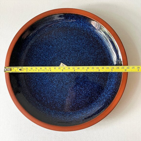 Vintage Suffolk Tableware Henry Watson Pottery England Blue Dinner Plate - Picture 3 of 6